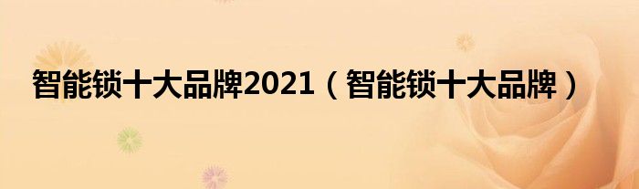 ai写作助手智能家居控制系统智能门锁品牌大全智能锁十大品牌2